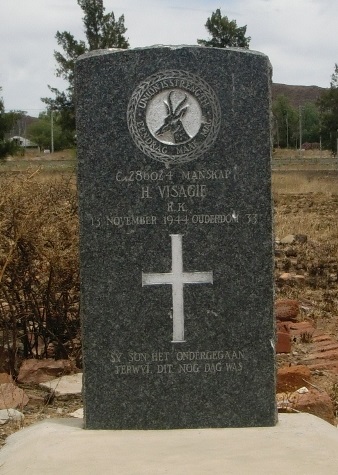 Photo from /search/photos/South Africa/Northern Cape/DE AAR OLD CEMETERY/visagie_h_01.jpg